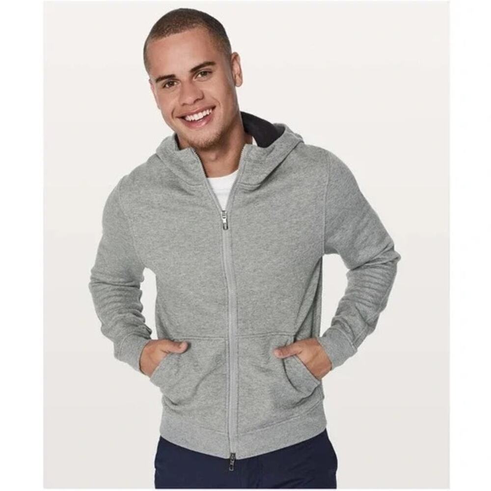 Lululemon Ritual Jacket Heathered Core Medium Grey size Medium - Picture 6 of 7